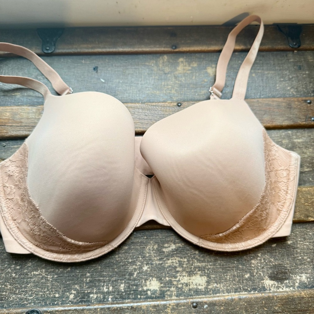 SPANX Tan Full Coverage Bra - 38F